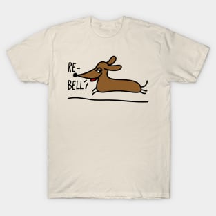 Dachshund as a rebel T-Shirt